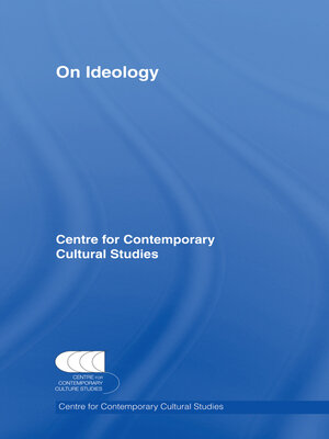 cover image of On Ideology